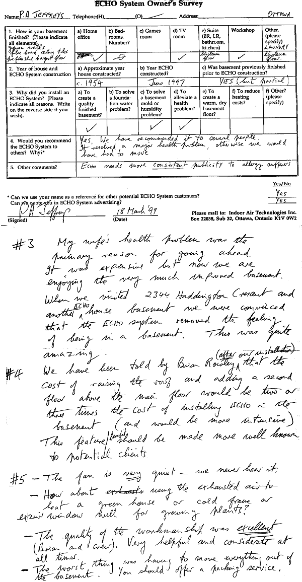 Testimonial - P.A. Jeffreys